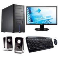 In extensor Total - Intel Core i3 2100 4 Go 1 To 21.5" LCD Graveur DVD Windows 7 Premium 64 bits (monté)