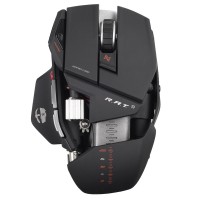 Cyborg R.A.T. 9 - Souris laser ajustable et sans fil pour joueur