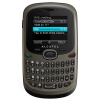 Alcatel OT-255 Titane - Téléphone 2G avec clavier complet